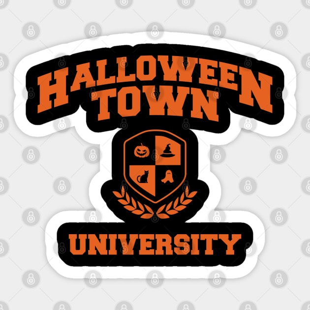 Halloween Town University Sticker by monolusi